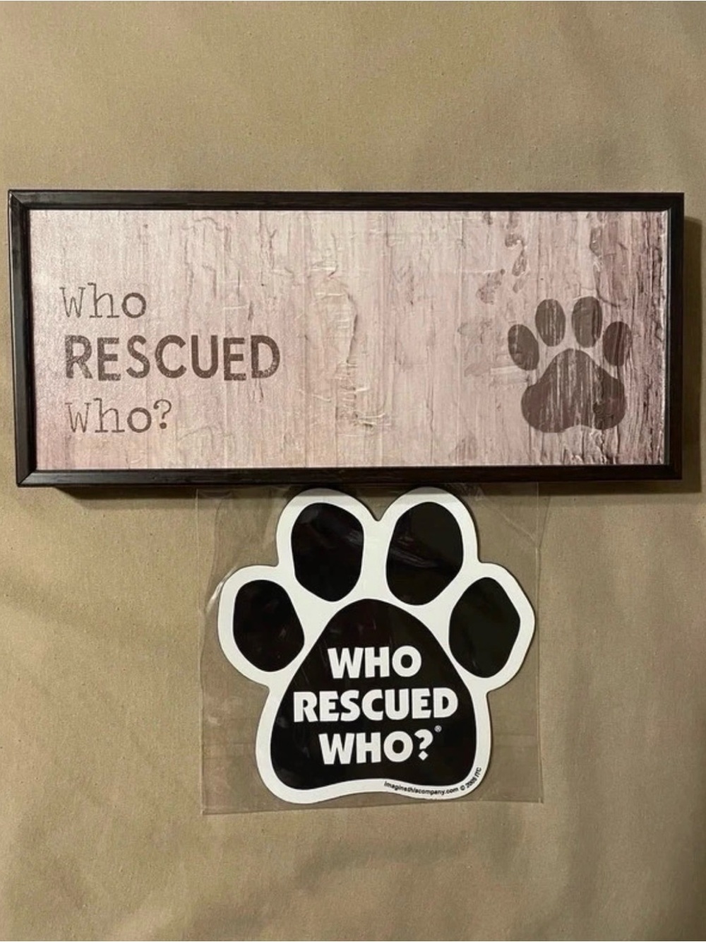 Dog Rescue love “ who rescued who?”